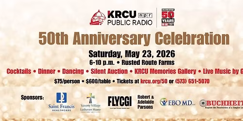KRCU 50th Anniversary Celebration