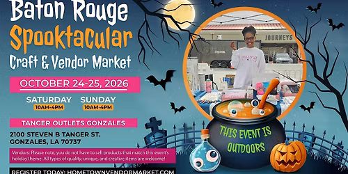 Baton Rouge Spooktacular Craft & Vendor Market