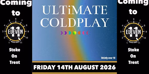 Ultimate Coldplay live at Eleven Stoke on trent