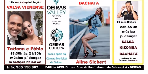 Festa mar\u00e7o: Salsa\/Bachata\/Kizomba e 10 Dan\u00e7as de Sal\u00e3o