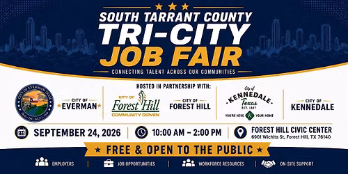 South Tarrant County Tri-City Job Fair - Vendor Registration