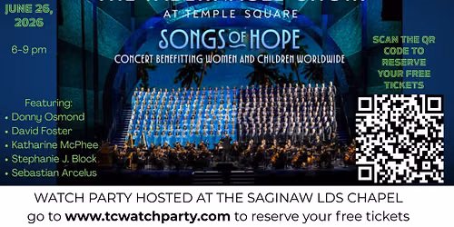 Tabernacle Choir "Songs of Hope" Watch Party
