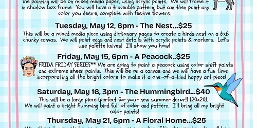 Frida Friday Series - The Peacock
