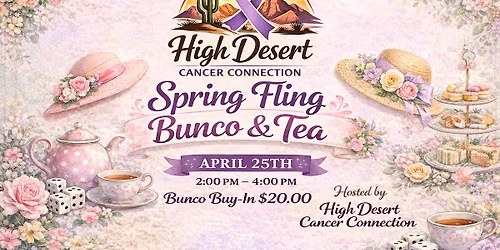 Spring Fling Bunco and Tea