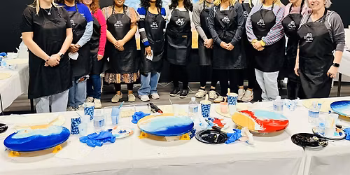 Resin Art Workshop (Coasters & Tray)