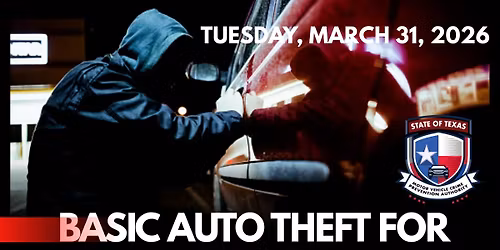Basic Auto Theft for Patrol- Beaumont