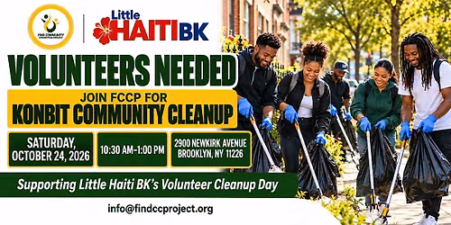 Konbit Community Cleanup Volunteer