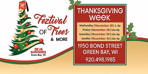 Feztival of Trees \u2013 Presented by Beja Shriners