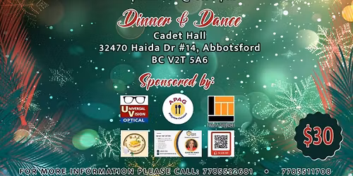 Holiday \u201cDinner&Dance\u201d Spectacular 