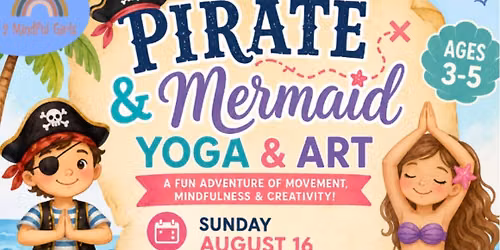 Preschool Pirates & Mermaids Yoga & Art