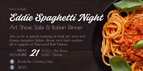 Eddie Spaghetti Night