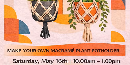 Make your own plant hanger workshop
