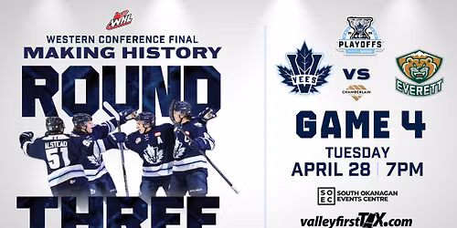 WHL Playoffs | Round 3, Game 4: Vees vs Silvertips