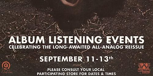 MAGGOT BRAIN Listening Party at Soul Side Vinyl