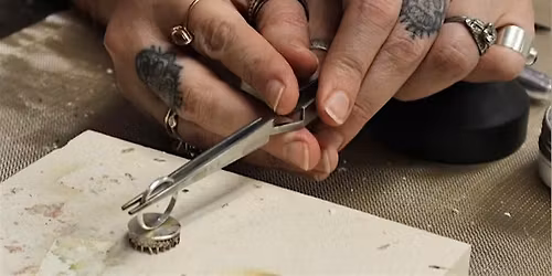 Sip and Silversmith Workshop DIY Ring or Pendant Building