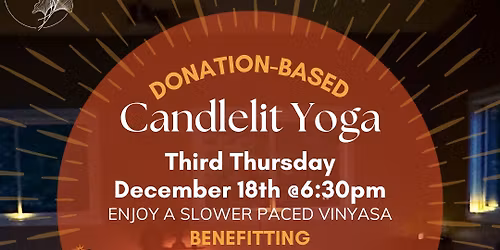 Candlelit Yoga by Donation benefitting Camp Rainbow