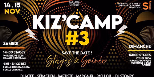 Kiz'Camp #3 Lyon - Stage & Soir\u00e9e