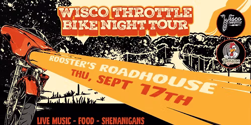 Wisco Throttle Bike Night Tour (September)