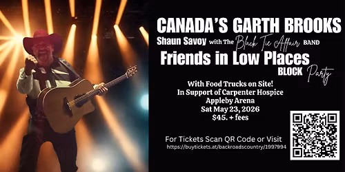 Canada's Garth Brooks - Shaun Savoy with The Black Tie Affair Band