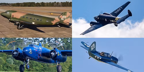 See the AC-47 and Ride the JRB, B-25, or SB2C in Conroe, TX