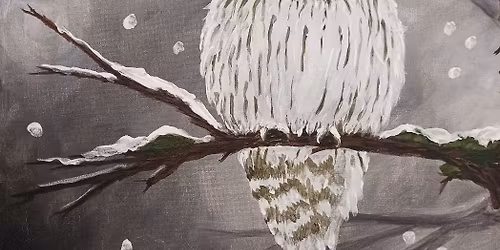 Paint Nite: Winter Owl in White