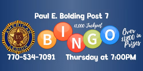 Bingo at the Legion