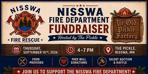 NISSWA FIRE DEPARTMENT FUNDRAISER