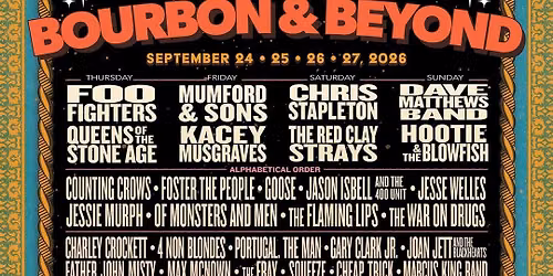 Bourbon & Beyond Festival: Chris Stapleton & The Red Clay Strays - Saturday