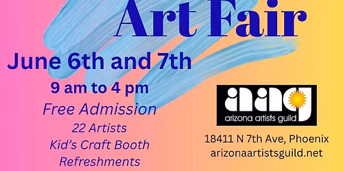 Arizona Artist Guild Summer Art Fair