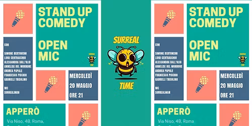 STAND UP COMEDY OPEN MIC  @APPERO'