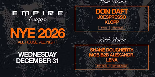 Boston New Year's Eve 2026 @ Empire