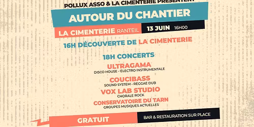Autour du Chantier : concerts & d\u00e9couverte de la Cimenterie