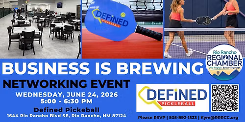 Business is Brewing @ Defined Pickleball