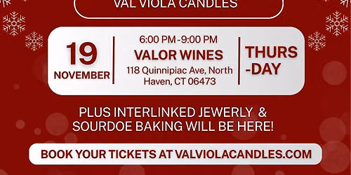 Evergreen Candle Workshop at Valor Wines | November 19th