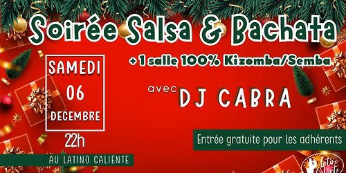 Mensuelle SBK - Latino caliente - Dj Cabra