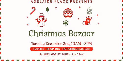 Christmas Bazaar - Adelaide Place