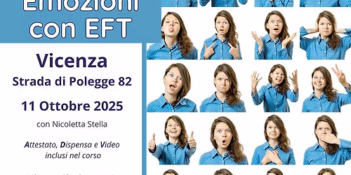 corso LIBERARE le EMOZIONI con EFT 11 Ottobre a Vicenza