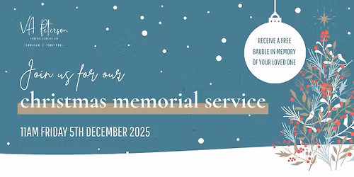 Christmas Memorial Service 2025
