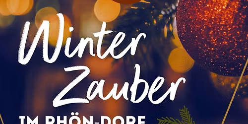 Winterzauber im Rh\u00f6n-Dorf