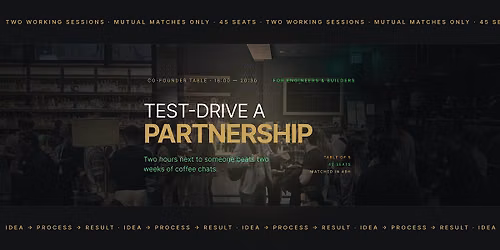San Francisco Tech Networking: Test-Drive a Partnership Before You Commit