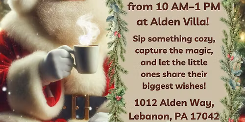 SANTA IS COMING TO LEBANON, PA!