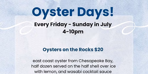 Oyster Days
