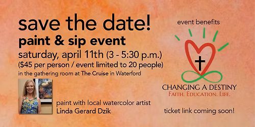 Paint & Sip Fundraiser ~ April 11, 2026
