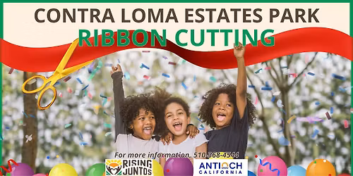 Contra Loma Estates Park Ribbon Cutting