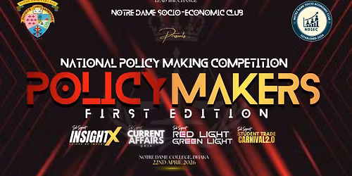 PolicyMakers: National Policy Dialogue Competition; First Edition 
