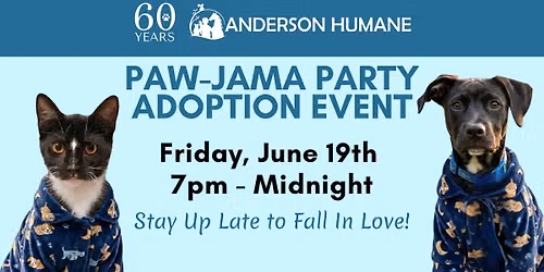 Paw-Jama Party Adoption Event!