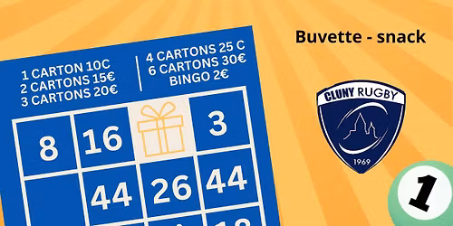 \ud83c\udf89 LOTO de l\u2019US Cluny Rugby ! \ud83c\udf89