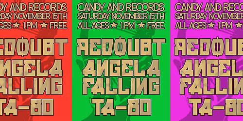REDOUBT \/\/ TA-80 \/\/ ANGELA FALLING @ Candy and Records (Phoenix, AZ)