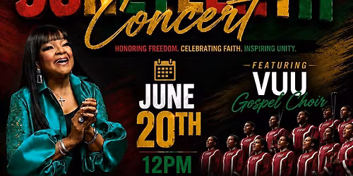 Juneteenth Free Gospel Concert