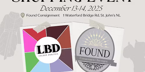LBD Colour Analysis Shopping Event with Found Consignment